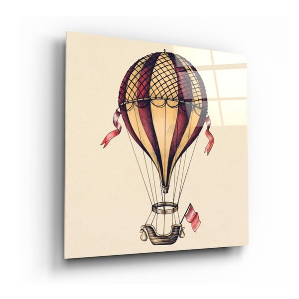 Szklany obraz Insigne Ballon Journey Towards Freedom, 60x60 cm