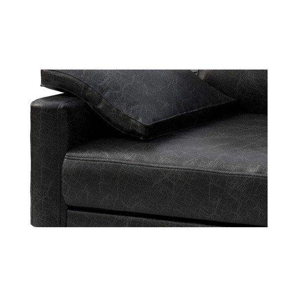 Czarna sofa skórzana MESONICA Musso-image-4