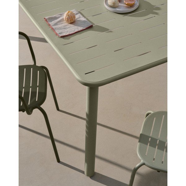 Stalowy stół ogrodowy 90x180 cm Brai – Kave Home-image-3