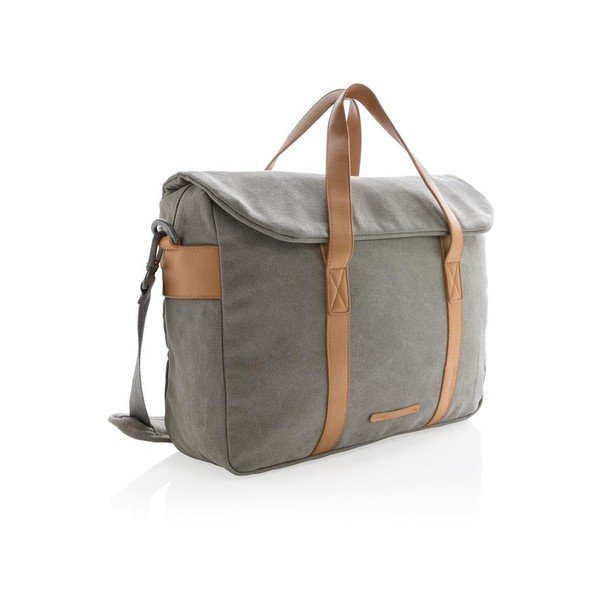 Szary płócienna torba na notebook 15,6'' XD Collection, 16 l