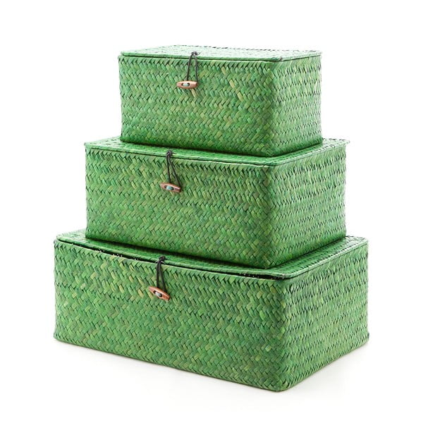 Zestaw 3 pudełek Balk Green