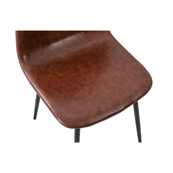 Zestaw 2 brązowych krzeseł Bonami Essentials Lissy-image-3