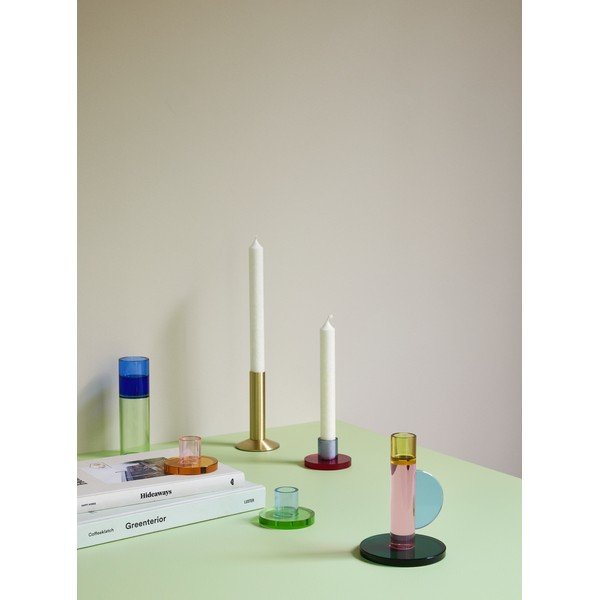 Szklany świecznik Astra – Hübsch-image-3