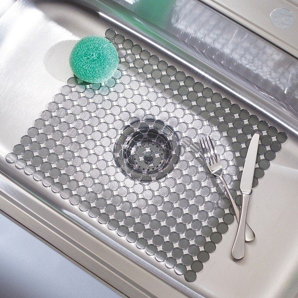 Antypoślizgowa podkładka do zlewu iDesign Orbz, 30,5x40,5 cm-image-2