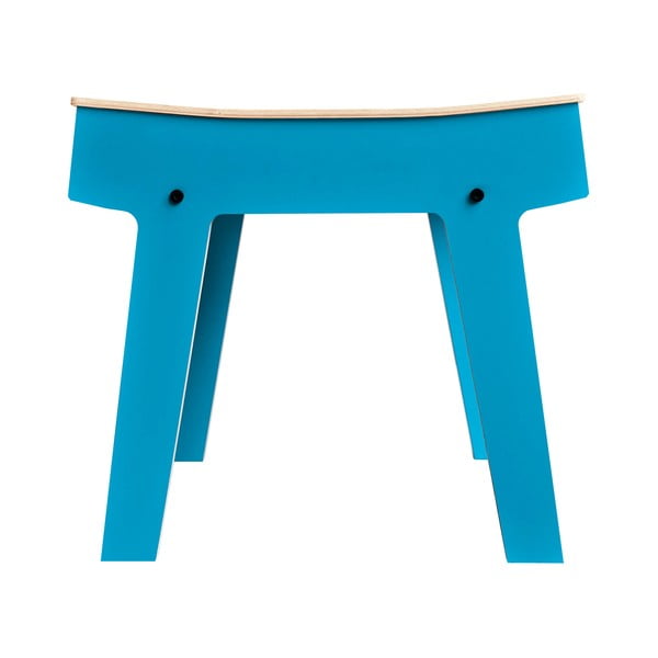 Niebieski stolik/stołek ze schowkiem rform Pi