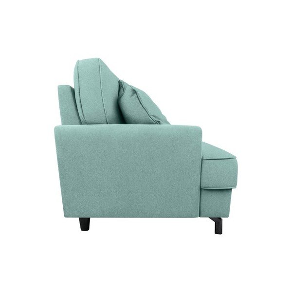 Miętowa sofa trzyosobowa Kooko Home Salsa-image-1