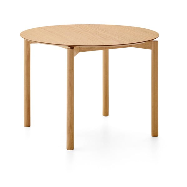 Okrągły stół w dekorze jesionu ø 110 cm Indara – Kave Home
