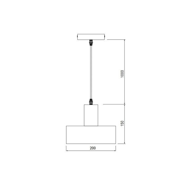 Miedziana lampa wisząca z metalowym kloszem ø 30 cm Selvia II – GTV-image-1