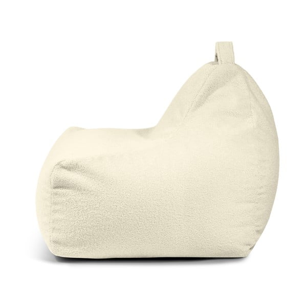 Brązowy dziecięcy worek do siedzenia z materiału bouclé Game Amuse – SLOWDOWN-image-3