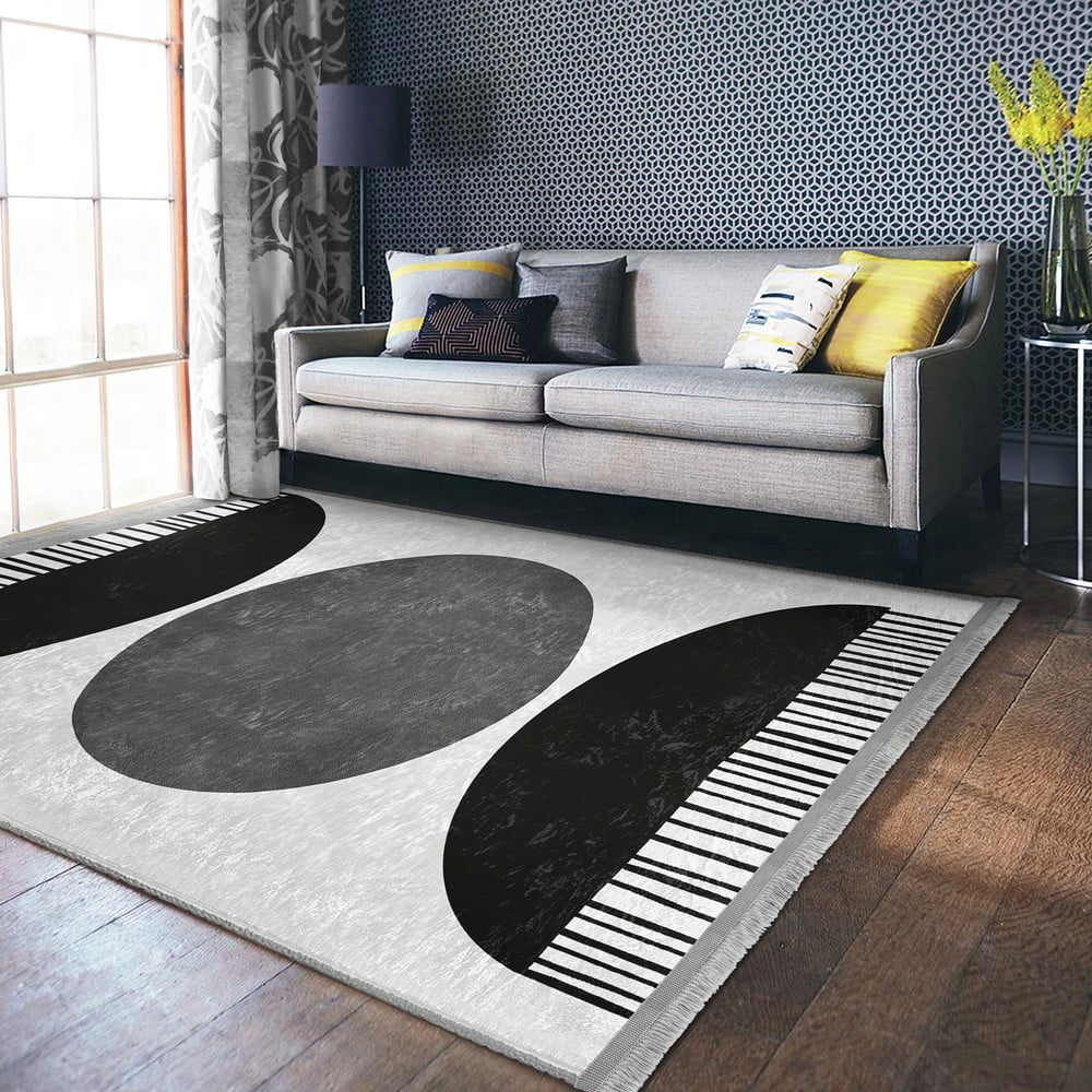 Biało-czarny dywan 160x230 cm – Mila Home (zdjęcie 5)