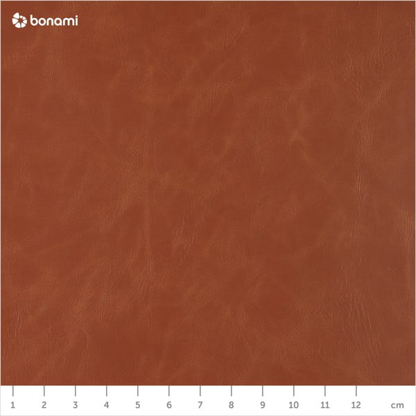 Brązowy fotel z imitacji skóry z czarnymi nogami Actona Cazar-image-4