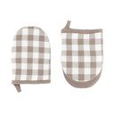 Bawełniana rękawice kuchenne zestaw 2 szt. Gingham – Tiseco Home Studio