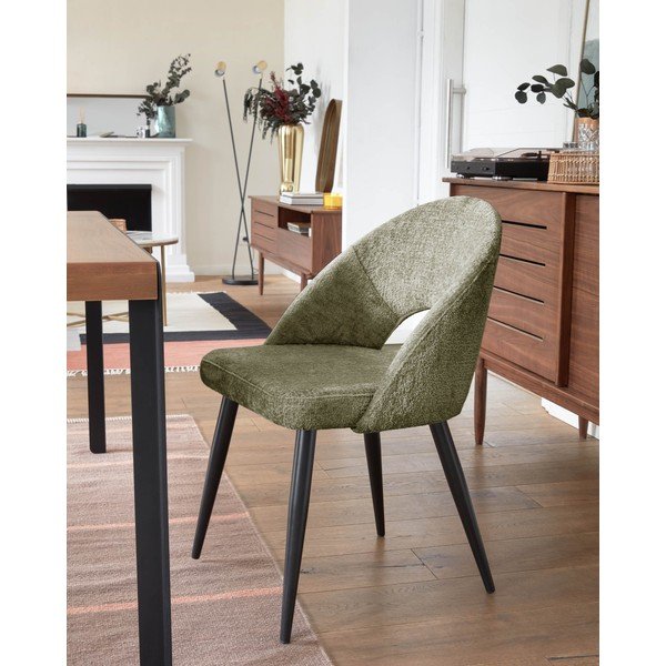 Zielone krzesła zestaw 4 szt. Mael – Kave Home-image-1