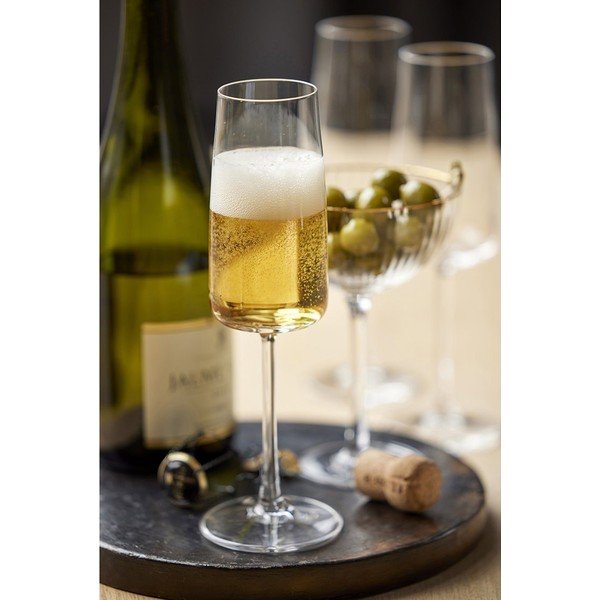 Kieliszki zestaw 4 szt. do szampana 300 ml Zero – Lyngby Glas-image-1