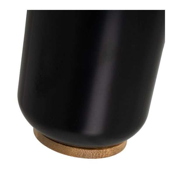 Czarny plastikowy zestaw akcesoriów łazienkowych – Casa Selección-image-1