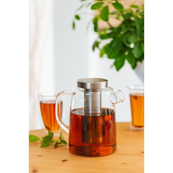 Szklany dzbanek do herbaty Vialli Design, 1,5 l-image-1