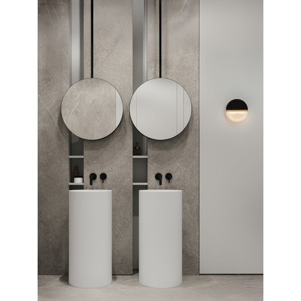 Czarny metalowy kinkiet LED ze ściemniaczem Dorin – Nova Luce-image-3