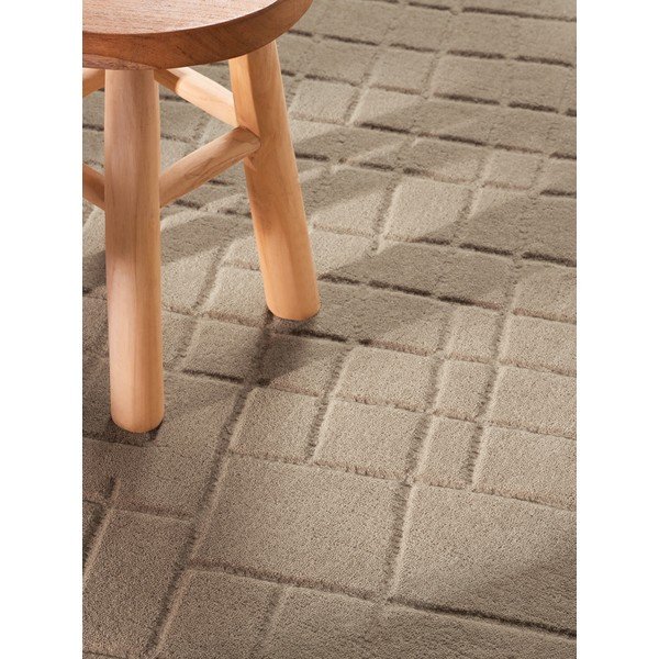 Brązowy wełniany okrągły dywan ø 160 cm Kenso – Villeroy&Boch-image-3