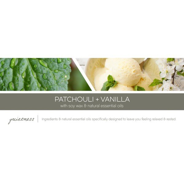 Świeczka zapachowa w szklanym pojemniku Goose Creek Patchouli & Vanilla Blossom, 60 godz. palenia-image-1