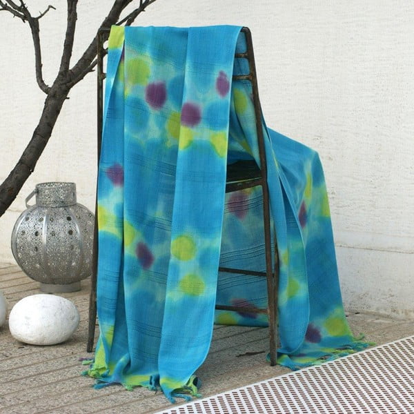 Ręcznik hamam Batik Turquoise, 85x150 cm