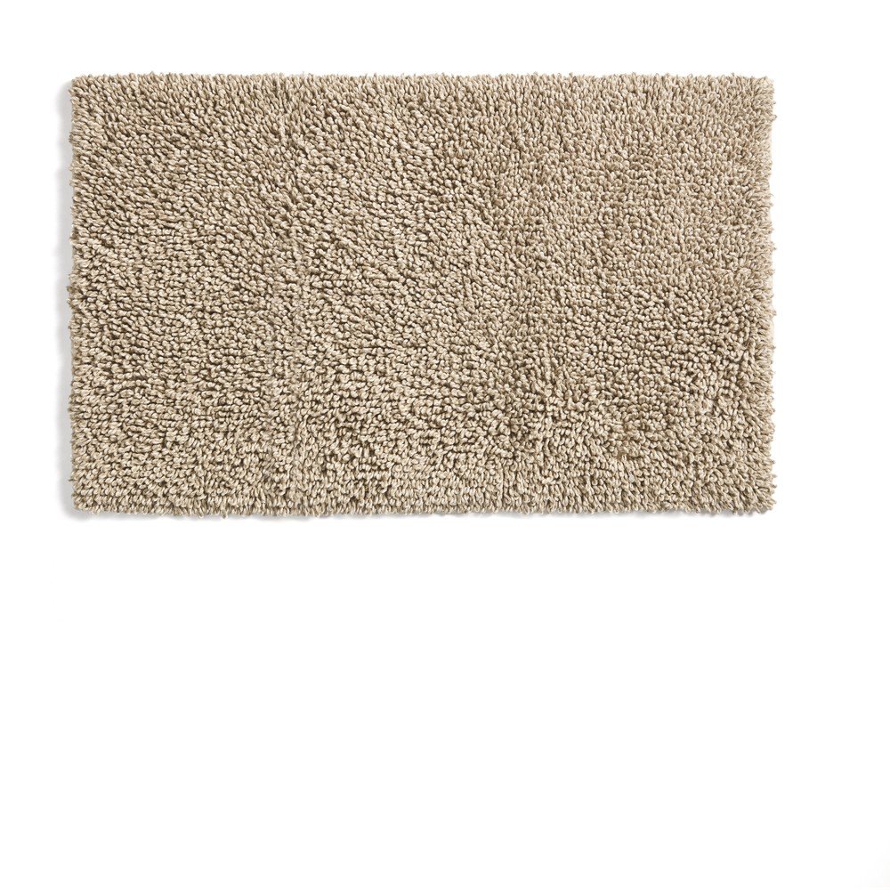 Beżowy tekstylny dywanik łazienkowy 50x70 cm Aroia – Kave Home