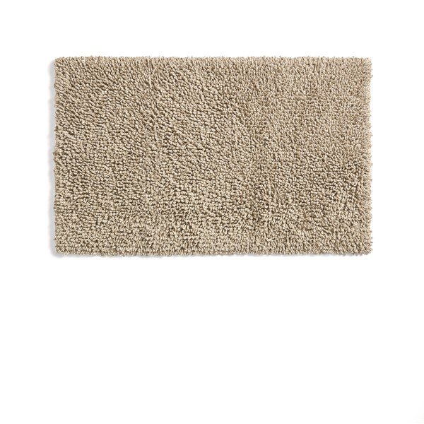 Beżowy tekstylny dywanik łazienkowy 50x70 cm Aroia – Kave Home