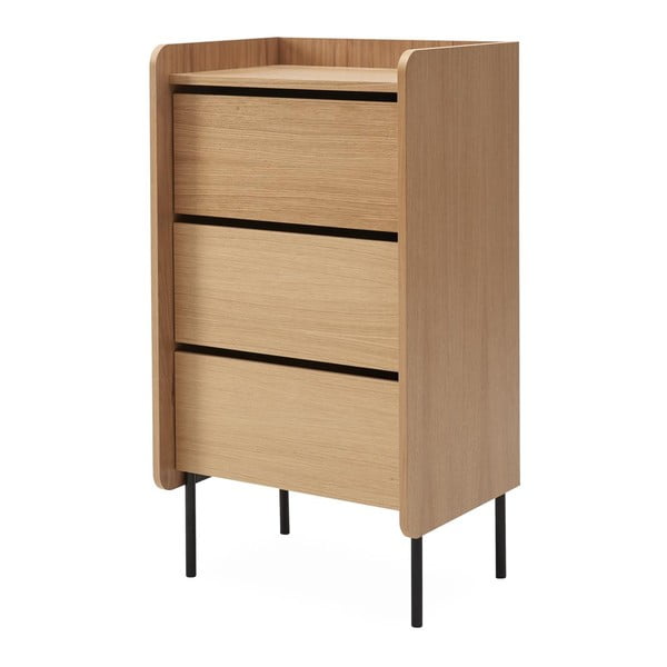 Wysoka komoda w dekorze dębu 60x108,5 cm Wrap – Bonami Selection-image-2