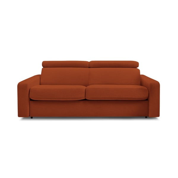 Ceglasta rozkładana sofa 215 cm Monaco – Bobochic Paris