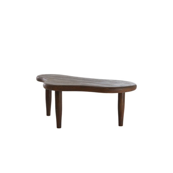 Stolik z litego drewna mango w ciemnym naturalnym kolorze 64x102 cm Canzo – Light & Living-image-3