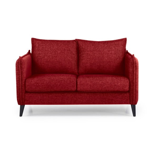 Czerwona sofa Scandic Leo, 145 cm