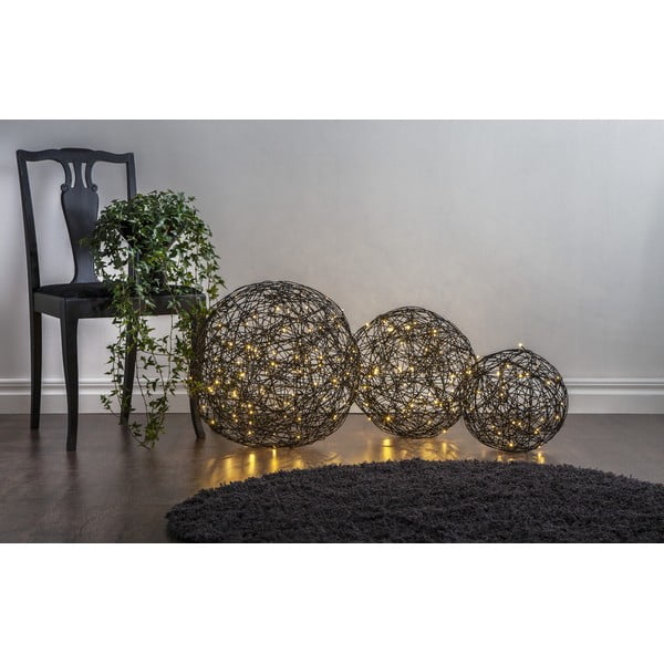 Ogrodowa dekoracja świetlna LED ze stali nierdzewnej Star Trading Dark Trassel, ø 37,5 cm-image-1