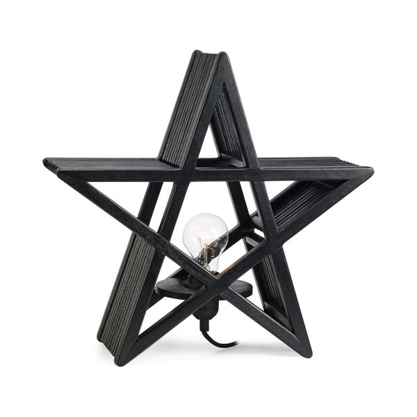 Czarna świąteczna dekoracja świetlna Bamboo – Markslöjd