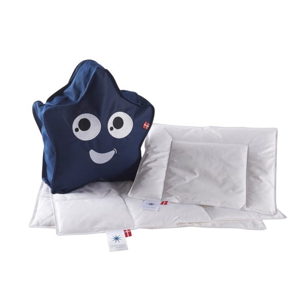 Zimowa kołdra dziecięca wypełniona pierzem 67x100 cm Capella Baby – Universe of Sleeping-image-1