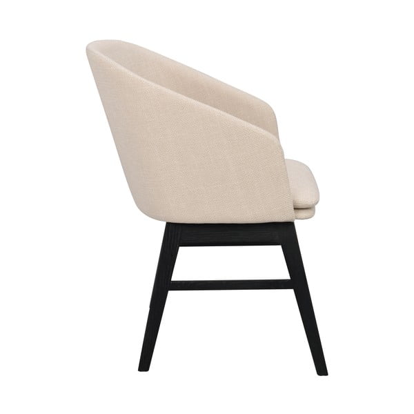 Beżowe tapicerowane fotele jadalniane zestaw 2 szt. Windham – Rowico-image-3