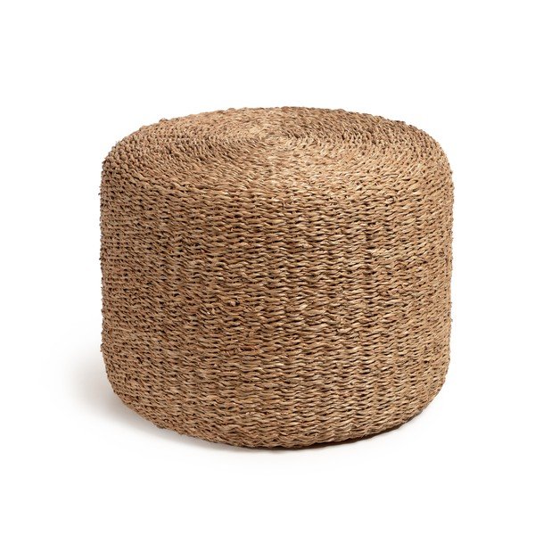 Puf w naturalnym kolorze Someina – Kave Home
