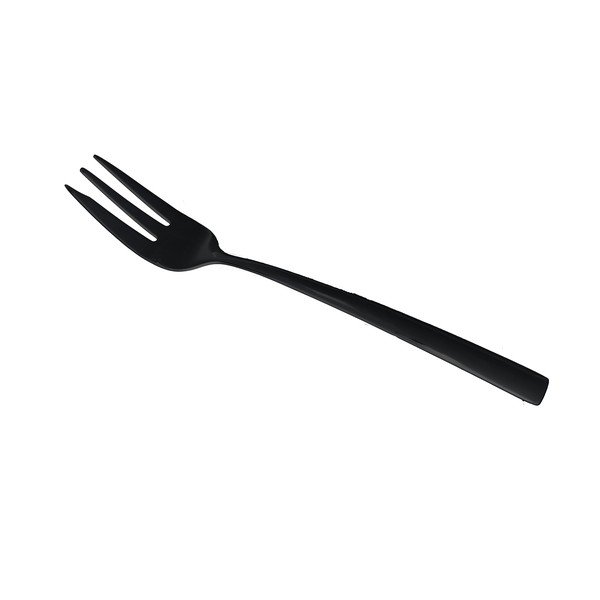 Czarne widelczyki deserowe ze stali nierdzewnej zestaw 2 szt. Black – Orion-image-3