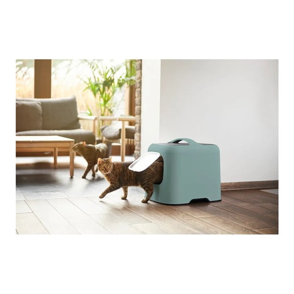 Zielony zestaw kuwety i łopatki Biala – Rotho-image-4