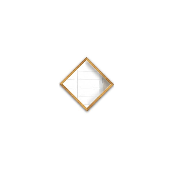 Zestaw 3 luster ściennych w ramach w kolorze złota Oyo Concept Luna, 24x24 cm