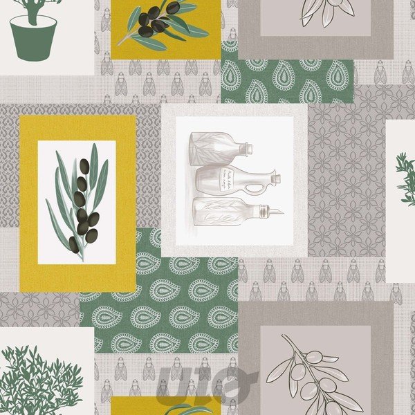 Obrus zmywalny 140x300 cm Graziella – douceur d'intérieur-image-1