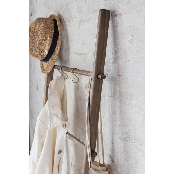 Brązowa drewniana drabinka na ręczniki Roots – Mette Ditmer Denmark-image-4