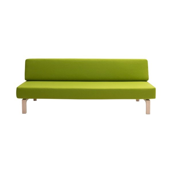 Limonkowa rozkładana sofa Softline Lazy-image-2
