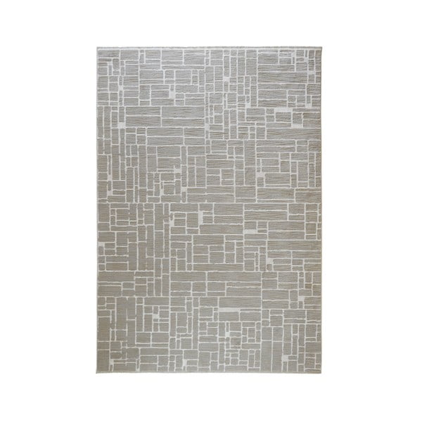 Szaro-beżowy dywan 133x195 cm Jaipur – Webtappeti