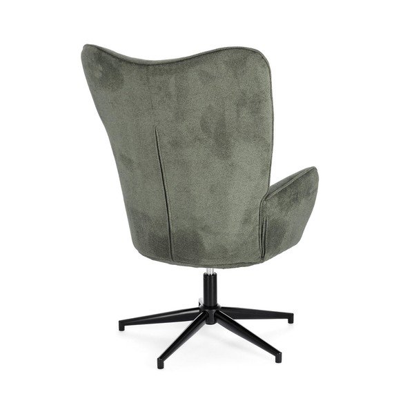 Zielony obrotowy fotel Inas – Bizzotto-image-4