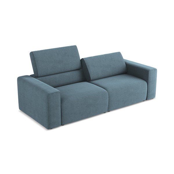 Niebieska sofa modułowa 224 cm Kalea – Makamii-image-1