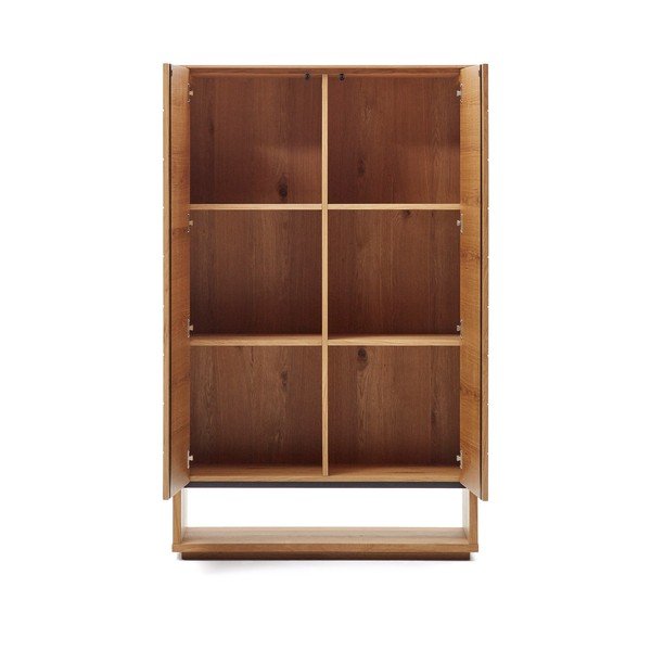 Szafka w dekorze dębu 100x163,5 cm Alguema – Kave Home-image-2