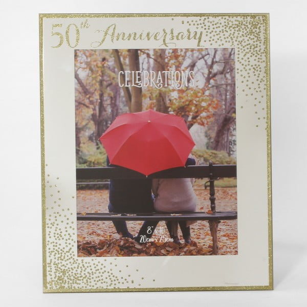 Ramka na zdjęcie z okazji 50 rocznicy ślubu Celebrations Anniversary, zdjęcie 20x25 cm