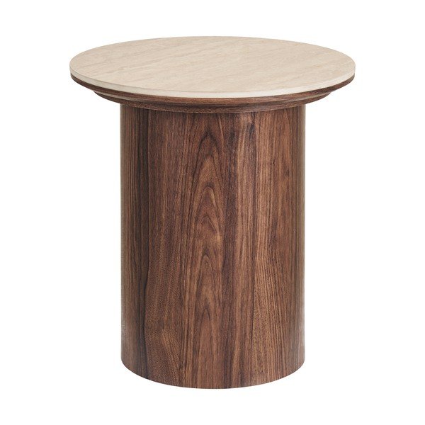 Okrągły stolik z ceramicznym blatem ø 45 cm Delphi – House Nordic-image-4