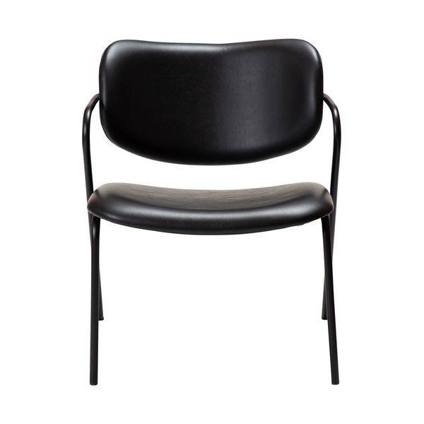 Czarny fotel z imitacji skóry Zed – DAN-FORM Denmark-image-1