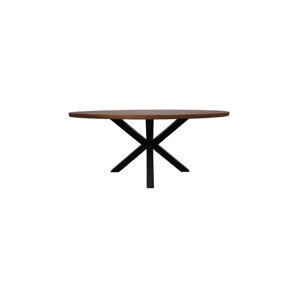 Owalny blat z drewna mangowca HMS collection, 180x100 cm-image-1