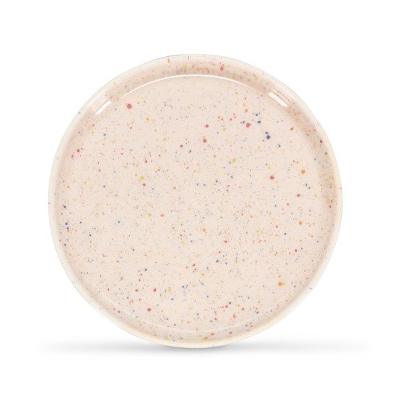 Beżowy porcelanowy talerz deserowy ø 20,5 cm Fika – ONA